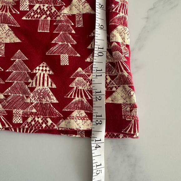 Burts Bees Baby Red Snowflake 2 Piece Pajamas 4T - Picture 5 of 8